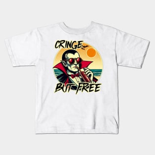 cringe dracula Kids T-Shirt